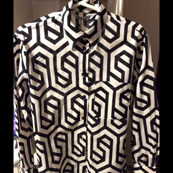 Zara collar button down shirt - Picture 1 of 5